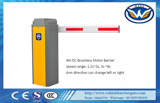 Pembaca RFID Automatic Barrier Gate Loop Sensor DC Brushless Motor Car Parking Gate