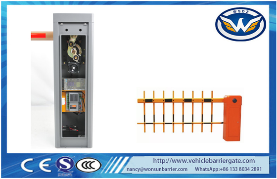 Automatic Traffice Boom Barrier Non Spring 24VDC Brushless Motor Dengan Lengan 6m