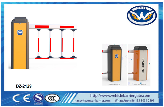 OEM Auto Parking Barrier Gate 8m Boom 24V DC Brushless Motor Untuk Tempat Parkir Mobil