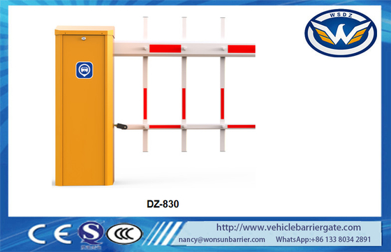 24VDC 6M Arm Automatic Boom Barrier Cepat Dipertukarkan Dengan Baterai Cadangan Tenaga Surya