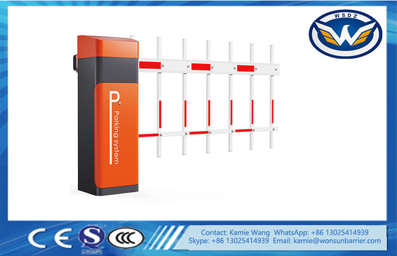 Sistem Kontrol Akses Kendaraan Bermotor 24VDC RS485 Interface Automatic Boom Barrier