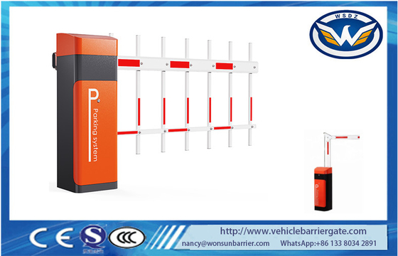 220V / 110VAC Kendaraan Bermotor Barier Gate RFID Reader Traffic Barrier Gate Dengan Lengan 6m