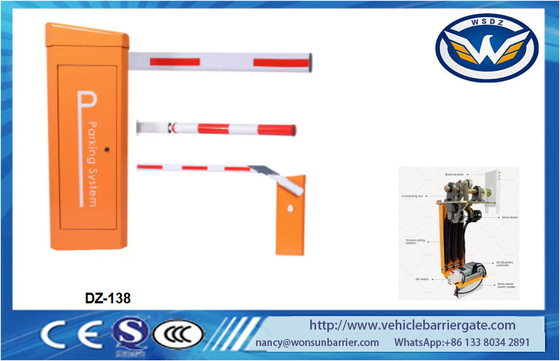 10 Juta Seumur Hidup Servo Motor Barrier Gate Automatic Boom Barrier Dengan Lengan 6M