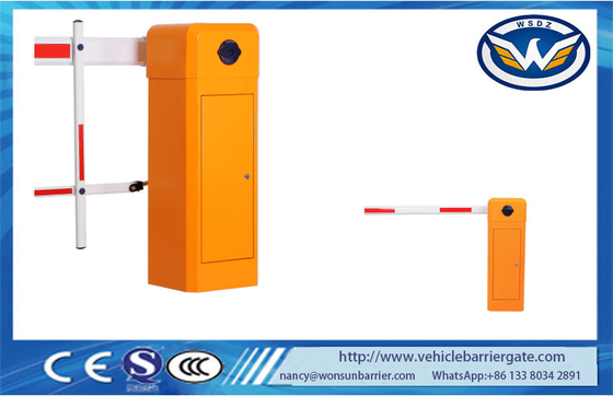 220V / 110VAC Motor Road Safety Barrier Gate Vehicle Barrier Gate Dengan Pembalikan Lengan