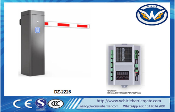 24V DC Brushless Motor Road Barrier Gate Smart Non Spring Traffic Barrier Gate Dengan Lengan 6m