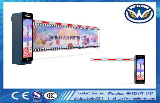 Iklan Otomatis Gerbang Penghalang Motor Brushless DC24V Parkir Mall