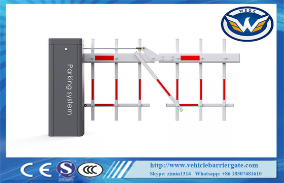 90 Degree Folding Fence Boom Penghalang Parkir Mobil Max 4.5m Dengan DC Brushless Motor