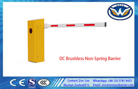 DC Brushless Non-Spring Motor Barrier Gate Dengan Folding Arm Boom Type 5 Juta Kali