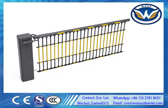High Traffic Airbrone Barrier Gate 24V BLDC Motor dengan Model DZ-2309 dan Ukuran Kompak