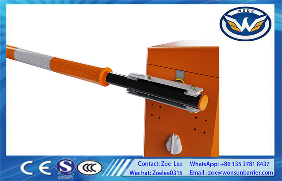 Servo High Speed Barrier Gate 3m Carbon Fiber Arm Dengan Waktu Pembukaan Penutupan 0.5s
