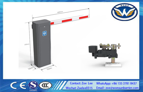 DC 24V Economic Boom Smart Barrier Gate dengan Kecepatan 2.5s-6s DZ-2212