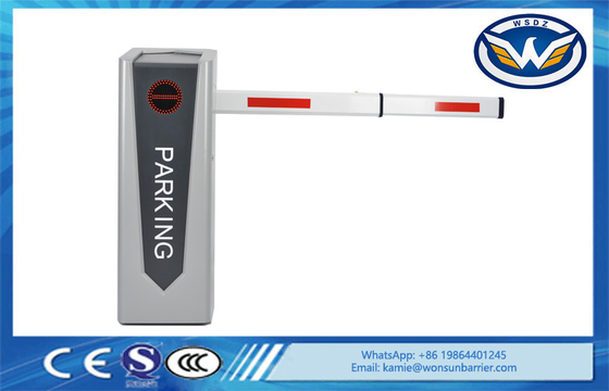 Gerbang penghalang kendaraan lembaran bergelombang dingin tahan lama 2 mm untuk pasokan listrik 220V dan lingkungan suhu ekstrem