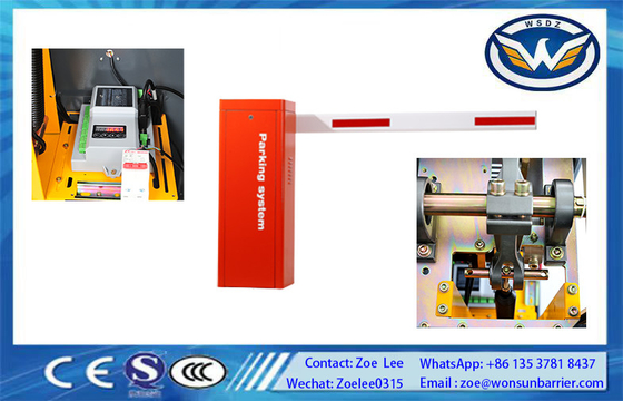 Intelligent Automatic DC Motor fast speed toll Barrier Gate dengan baterai led & cadangan
