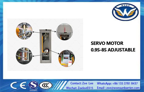 Customisable 304 Stainless Steel Servo Barrier Gate untuk Proyek Global