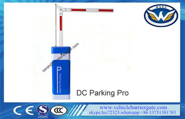 Blue And White Security Boom Parking Barrier Gate Folding Arm 90 derajat Desain Kecepatan Nominal