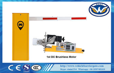Batas Hall Otomatis Boom Barrier Motor DC Kecepatan Brushless Adjustable Arm Auto Reverse