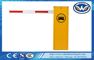 DC Brushless Motor Otomatis Barrier Gate 6m Max Panjang Lengan CE Disetujui