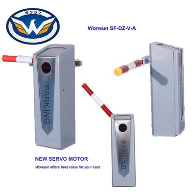 Serv Motor Kecepatan Tinggi Otomatis Boom Gate Barrier Road Vehcle Barrier Dengan Lampu Led