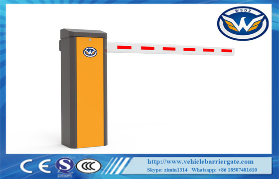 6M Telescopic Arm Vehicle Barrier Gate Wireless Remote Control Perlindungan IP44