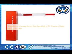 Straight Arm Driveway Barrier Gate Operated by DC Brushless Motor with 1.5s-6s Time